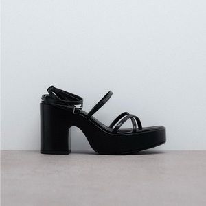 Zara Lace Up Platform Sandals